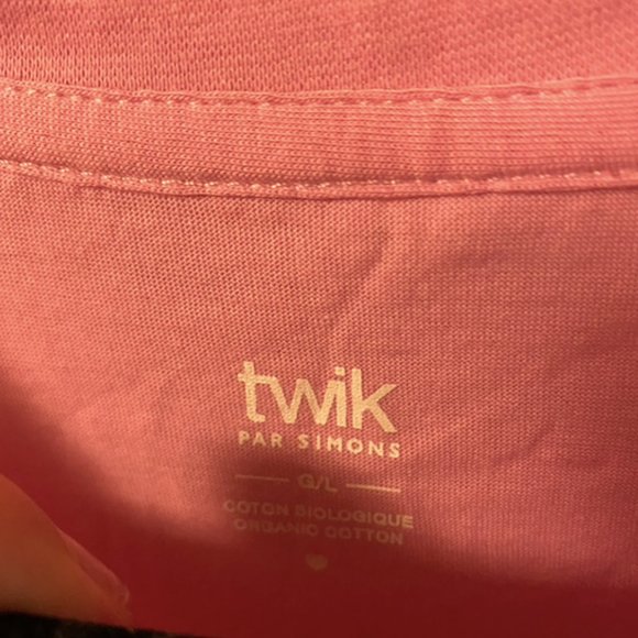 Twik by Simons Pink Cotton Tee - Picture 4 of 4